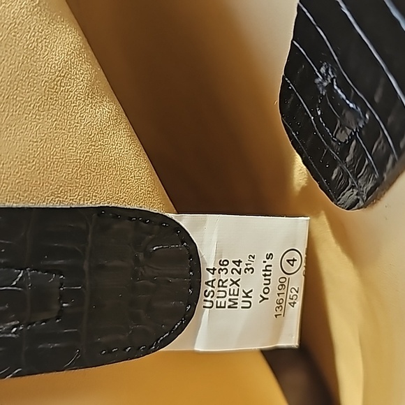 I New w/ o tags SmartFit black cowboy boots New wild western kicks boys sz 4 - Picture 4 of 9